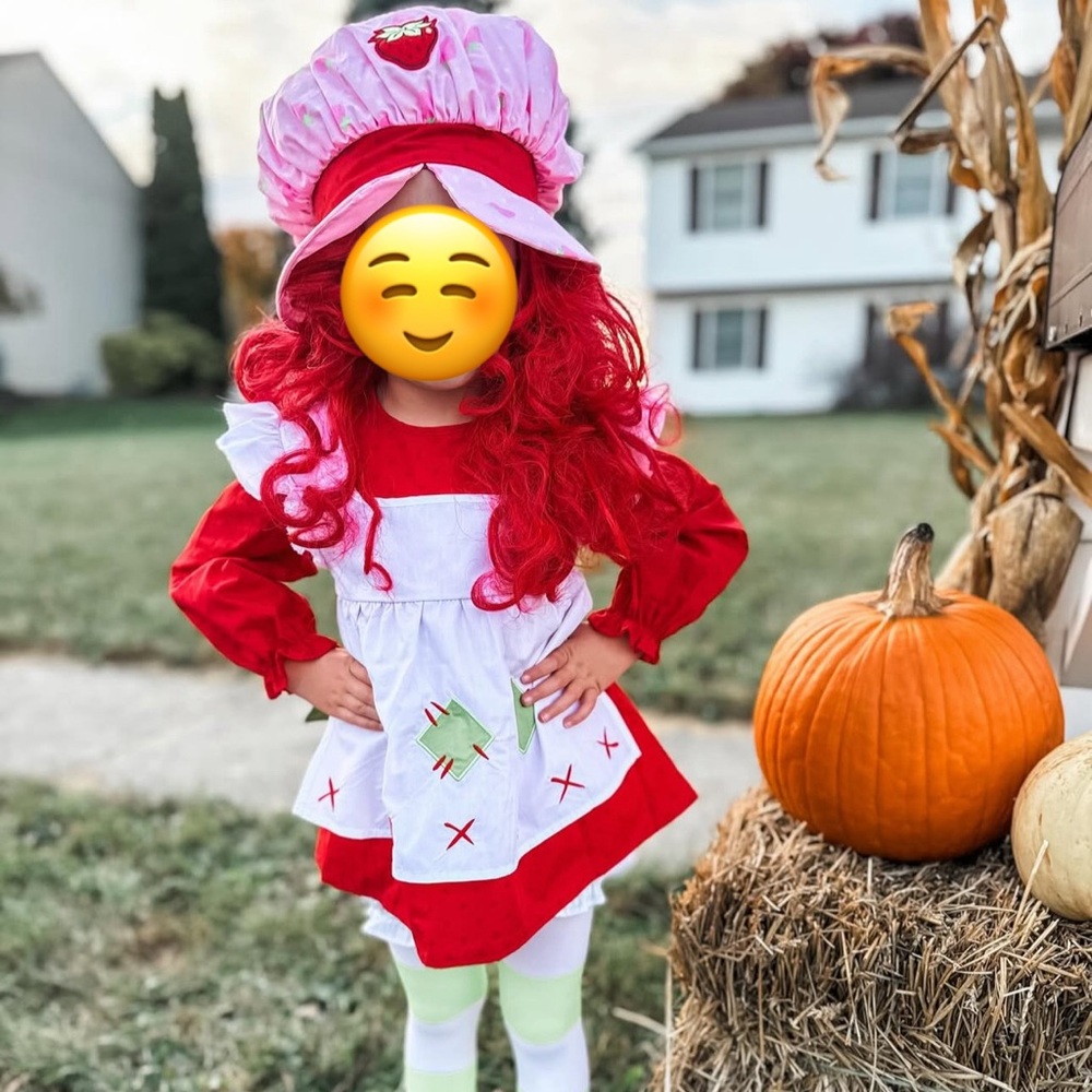 Red and White Toddler Dress